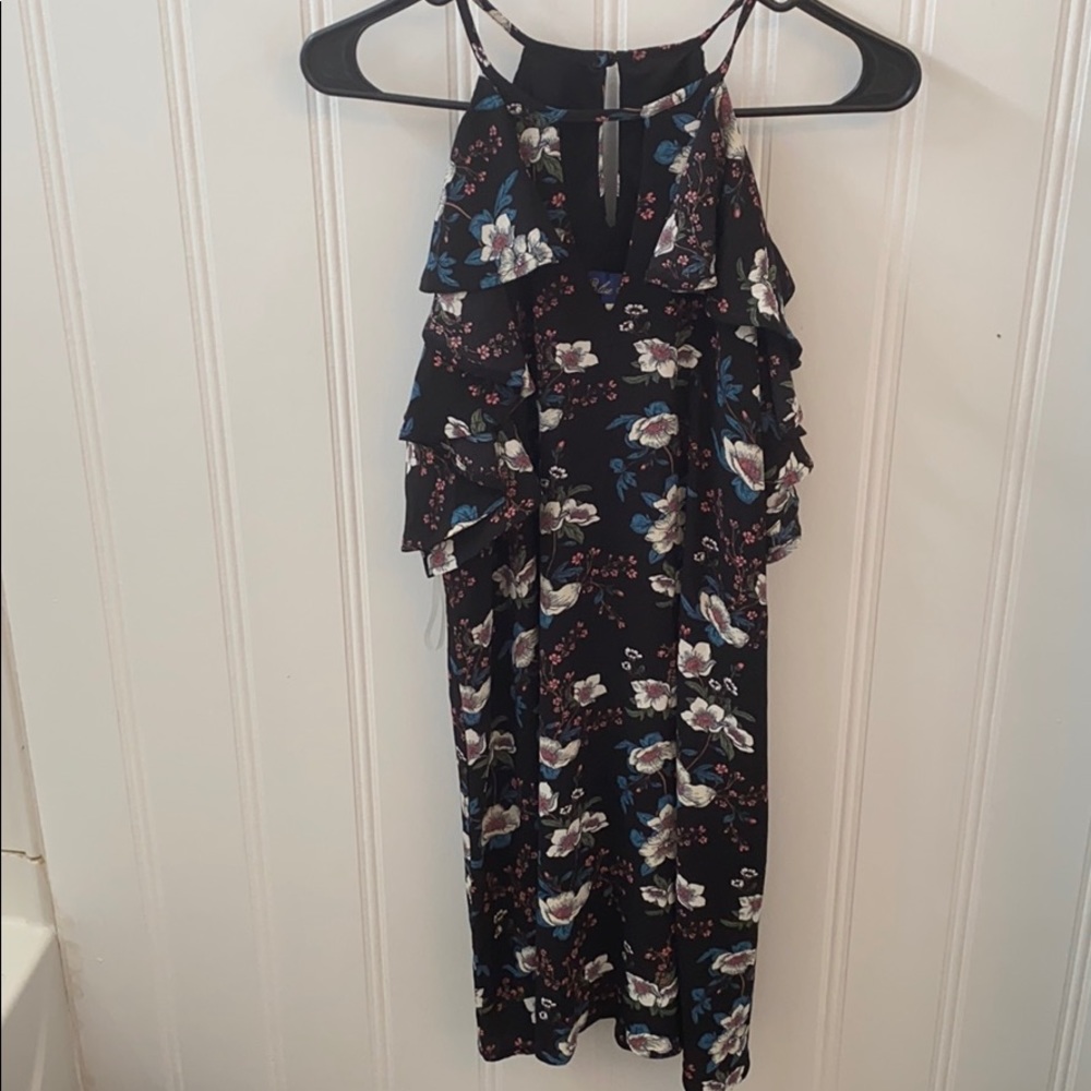 Francescas black floral dress